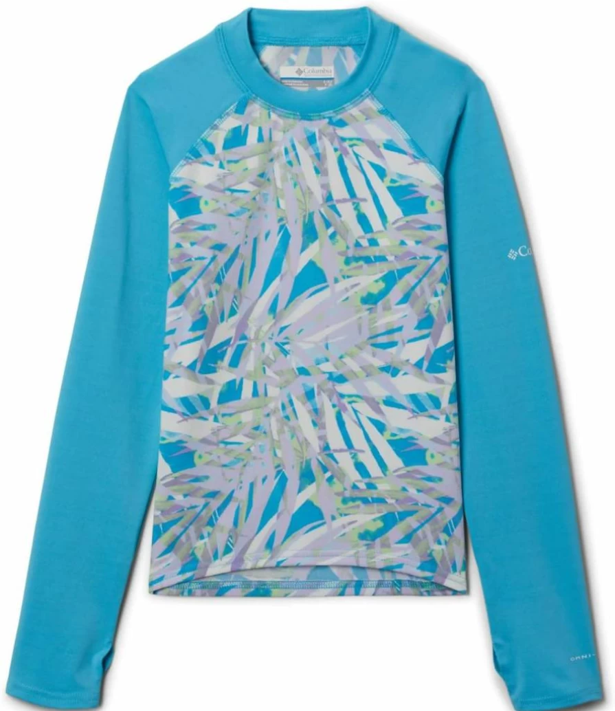 Columbia Boys' Sandy Shores UPF Sun Protection Long Sleeve Shirt - Beach & Outdoor Printed Top