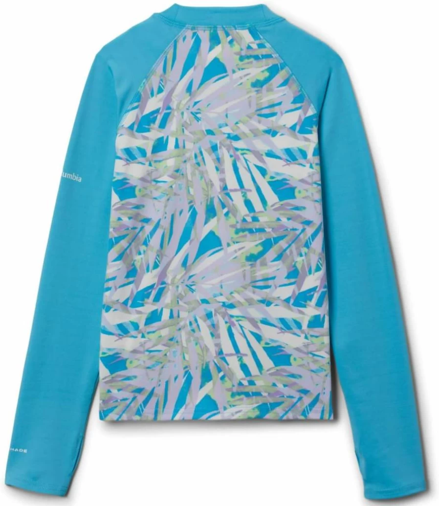 Columbia Boys' Sandy Shores UPF Sun Protection Long Sleeve Shirt - Beach & Outdoor Printed Top