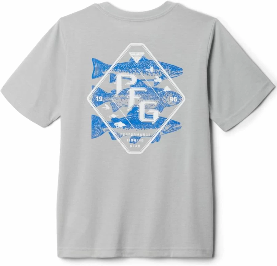Columbia Boys' PFG Short Sleeve Graphic T-Shirt - Seasonal Fishing & Outdoor Fun Tee