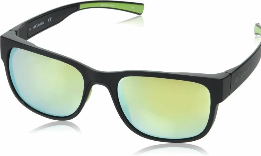 Columbia Men's Penns Creek Rectangular Sunglasses – UV Protection Classic Style