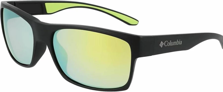Columbia Men's Brisk Trail Rectangular Polarized Sunglasses for Outdoor Sports