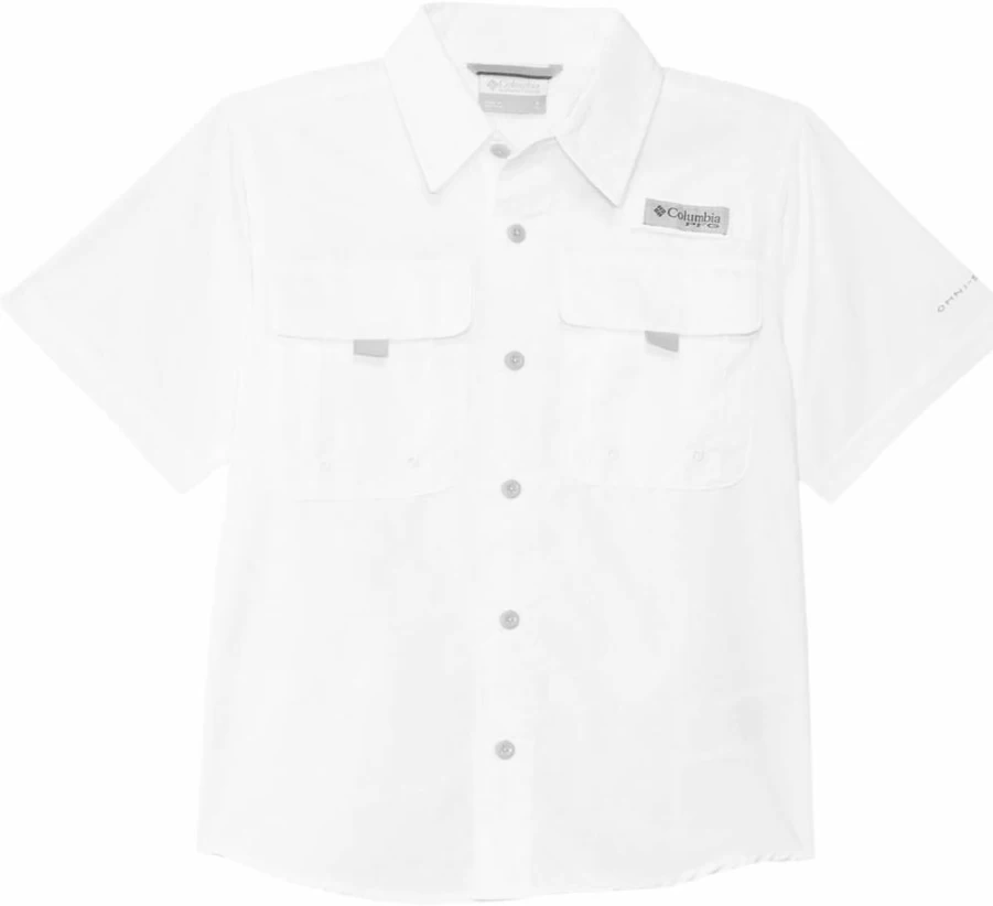 Columbia Boys' Bahama II Short Sleeve Shirt - Quick-Dry, UPF Sun Protection Kids' Travel & Outdoor Shirt