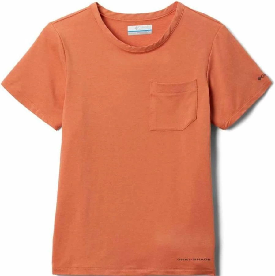 Columbia Boys' Tech Trail Moisture-Wicking Short Sleeve T-Shirt for Active Kids