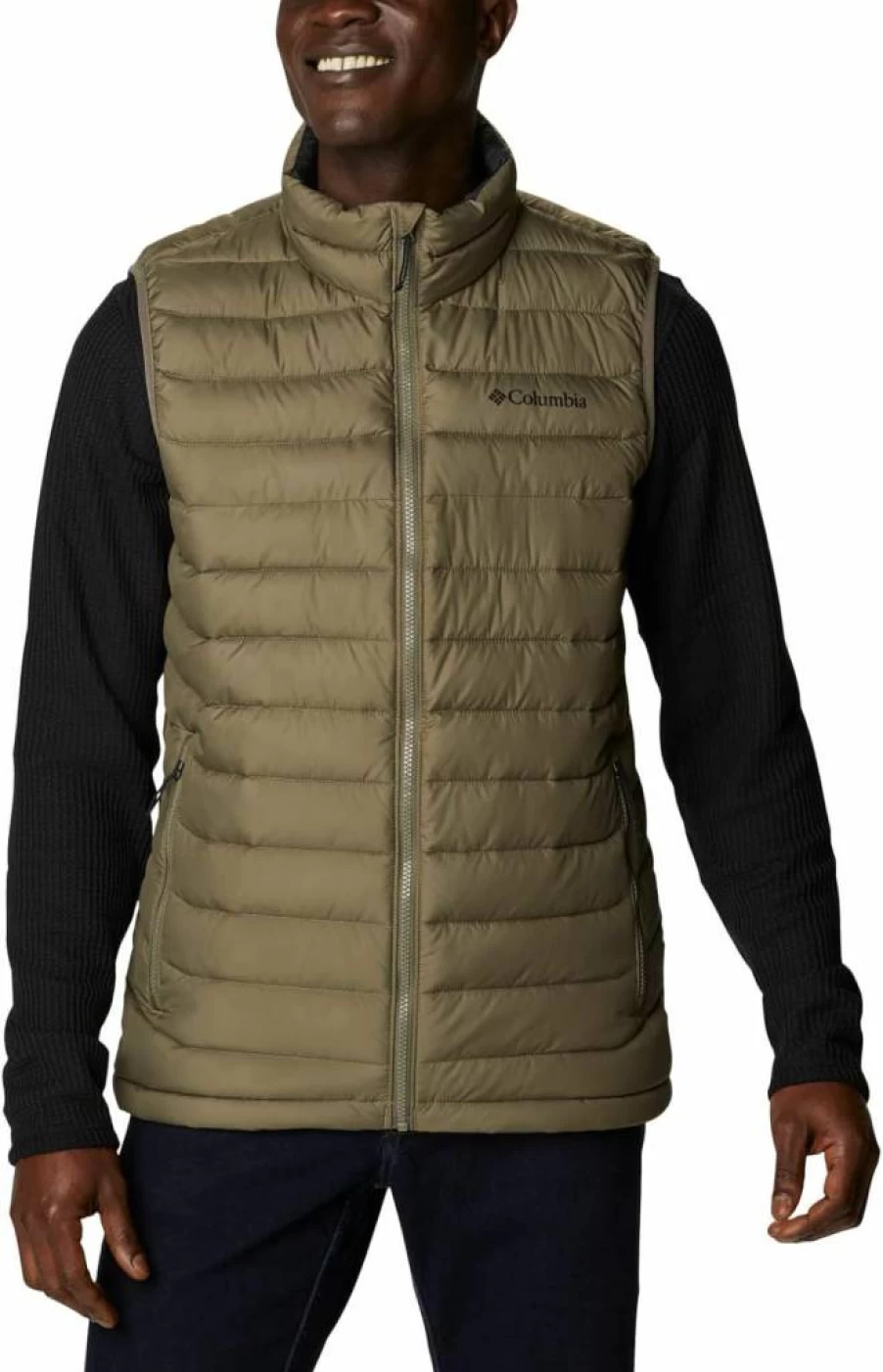 Columbia Men's Powder Lite II Insulated Vest - Lightweight Winter Puffer Jacket for Outdoor Activities